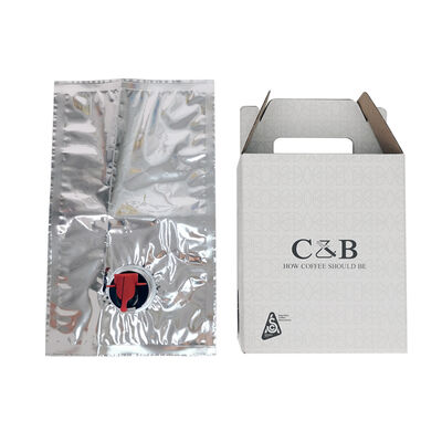 Saco de distribuição fácil em caixa com cachimbo e sem alça para embalagens versáteis