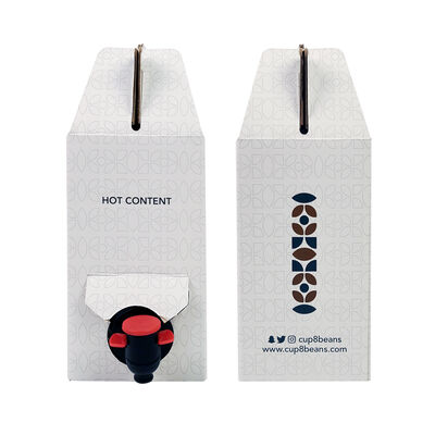 Saco de distribuição fácil em caixa com cachimbo e sem alça para embalagens versáteis