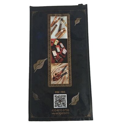 Sacos Plásticos com Fecho de Correr para Umidificação de Charutos Finos, Espessura de 0,09mm, Vedação Durável para Frescor Duradouro