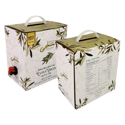 Sem sacos de gás em recipientes de caixa com capacidades de 5L, 10L, 20L, 25L e 220L adequados para soluções de embalagem líquida