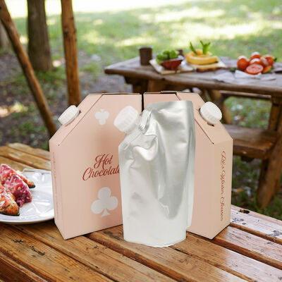Square Bag In Box Without Tap With Handle Sturdy Packaging For Industrial Liquid Handling Applications