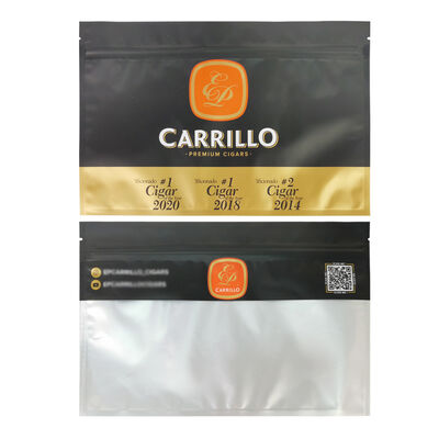 Sacos para umidificador de charutos em material PE MOPP, sacos plásticos com zíper para umidificação de charutos, sacos duráveis para controle de umidade