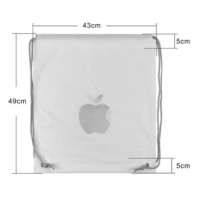 Sacos de plástico de polietileno de baixa densidade com corda de tração Características personalizadas Alguns são biodegradáveis ou compostáveis Projetados para embalagens duráveis