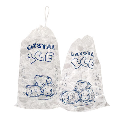 Saco com Cordão de Polietileno de Densidade Sacos Fortes com Cordão de Plástico Perfeitos para Embalagem Industrial, Armazenamento e Manuseio