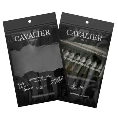 Sacos de plástico leves e compactos para cigarros Sacos transparentes e refeitáveis concebidos para manter o fresco do charuto