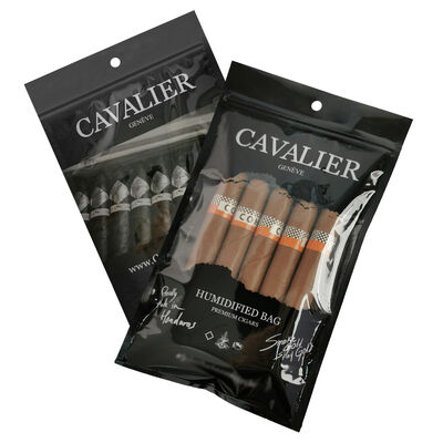 Sacos de plástico leves e compactos para cigarros Sacos transparentes e refeitáveis concebidos para manter o fresco do charuto