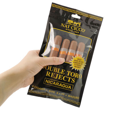 Sacos personalizados para charutos médios com folha de umidade projetada para manter níveis ideais de umidade, garantindo o frescor dos charutos