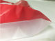 Ano novo plástico feito sob encomenda de cor vermelha dos sacos de compras do punho rígido de HPPE impresso
