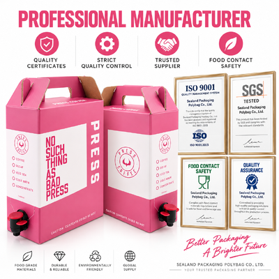 Sistemas Personalizados Bag in Box Oferecendo Recursos Duráveis, Resistentes a Vazamentos e Fáceis de Usar