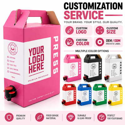 Sistemas Personalizados Bag in Box Oferecendo Recursos Duráveis, Resistentes a Vazamentos e Fáceis de Usar