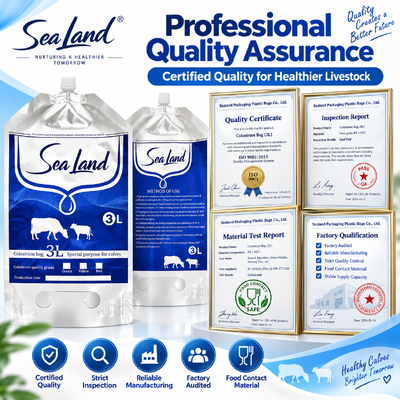 Embalagem líquida em bolsa com bico de pé, apresentando bico resselável ideal para embalar líquidos, sucos, molhos e detergentes líquidos