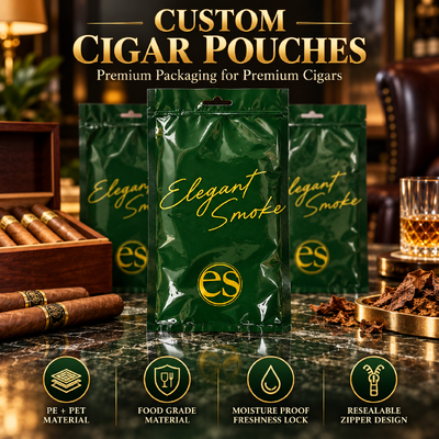 Large Tear-resistant And Puncture-resistant Humidified Cigar Bags Ensures Cigars Stay Fresh During Shipping And Handling