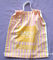 Sacos personalizados de plástico branco com cordão, sacos de poliéster com cordão de fita