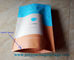 Saco de aluminização de papel do alimento de Kraft do fechamento do fecho de correr