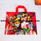 Multi - saco de compras cortado impressão a cores do plástico do punho