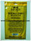 Amarelo portátil OPP/zíper do LDPE saco hidratando do charuto com humidificador e janela