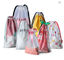 Desenhos animados impermeáveis saco de empacotamento geado da roupa feita sob encomenda Eco-amigável do saco do presente do cordão do PE do CPE