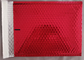 Saco brilhante vermelho Logo Customized Dimension Tolerance ±0.2 do correio da bolha