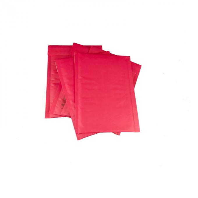 Pequeno cor-de-rosa quente colorido acolchoado envolve os encarregados do envio da correspondência coloridos autoadesivos 1 da bolha