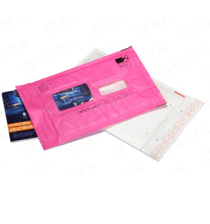Kraft acolchoou envelopes de envio pelo correio, estilo colorido feito sob encomenda 1 de Windowd dos envelopes do invólucro com bolhas de ar