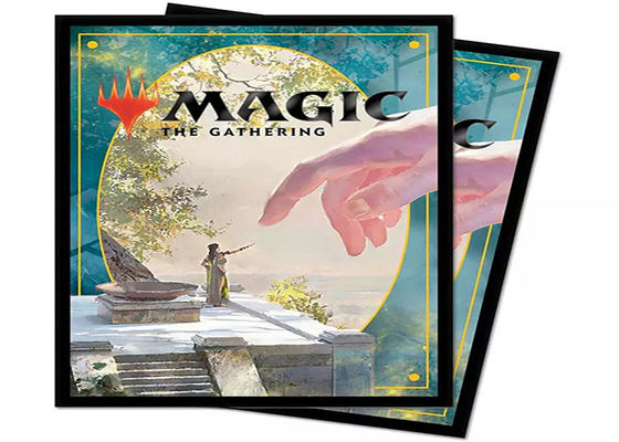 Personalizado imprimindo a mágica plástica clara alta 66x91mm das luvas do cartão do logotipo MTG