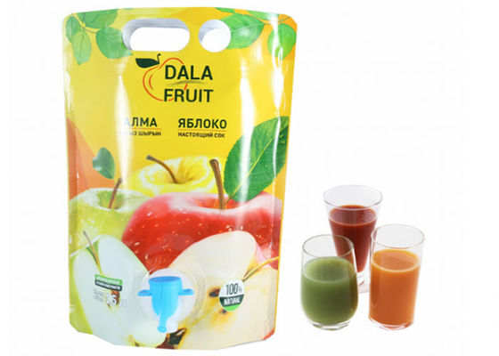 O saco de Olive Oil Coffee Wine Beverage na folha de alumínio 1l 2l 3l 5l do distribuidor da caixa está acima do malote com torneira/torneira de Vitop