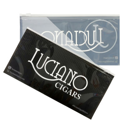 Embalagem Fabricante Embalagem Zipper Saco de cigarro Ziplock sacos em caixa Saco de plástico de cigarro