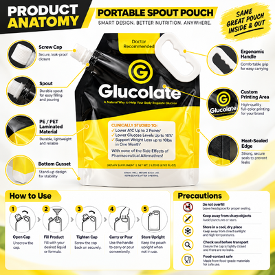 Bolsas com bico produzidas com impressão rotogravura ideais para embalagens de alimentos infantis, oferecendo soluções de embalagem seguras e fáceis