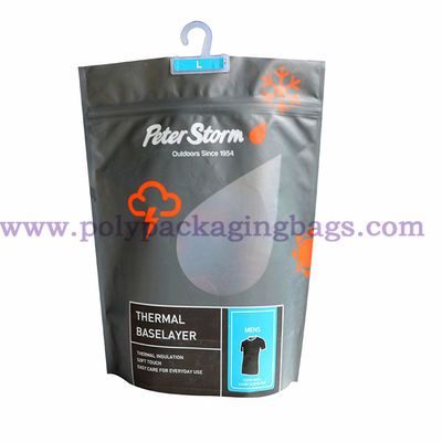 Sacos plásticos da embalagem do zíper de 200 mícrons com reforço inferior