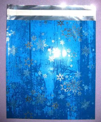 Sacos de plástico autoadesivos do enviamento metálico com fita permanente